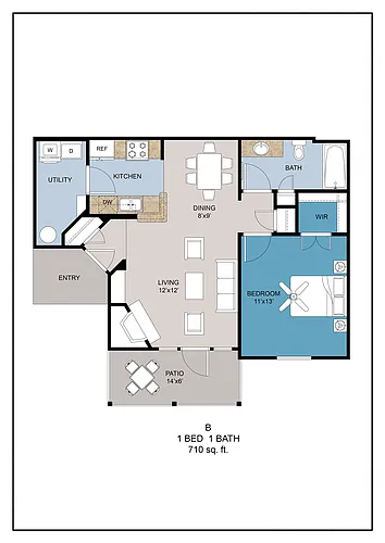Floor plan B