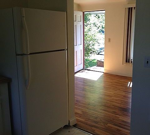 Front door facing west