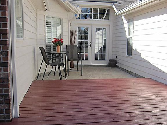 Back patio and deck