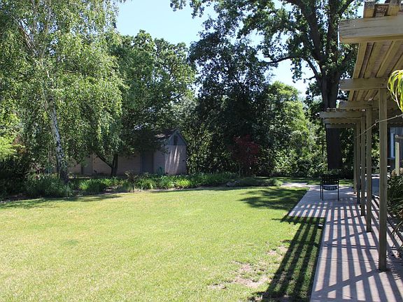 back yard - north to south