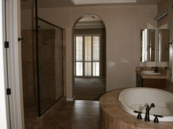 Master Bath in Travertine