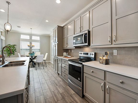 Beautiful cabinetry with new appliances
