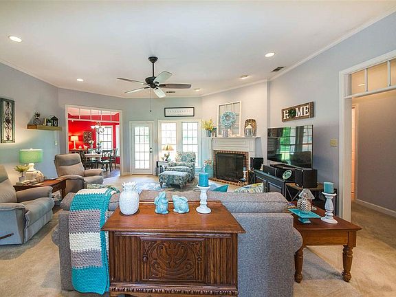 View of the spacious great room as you enter the home.