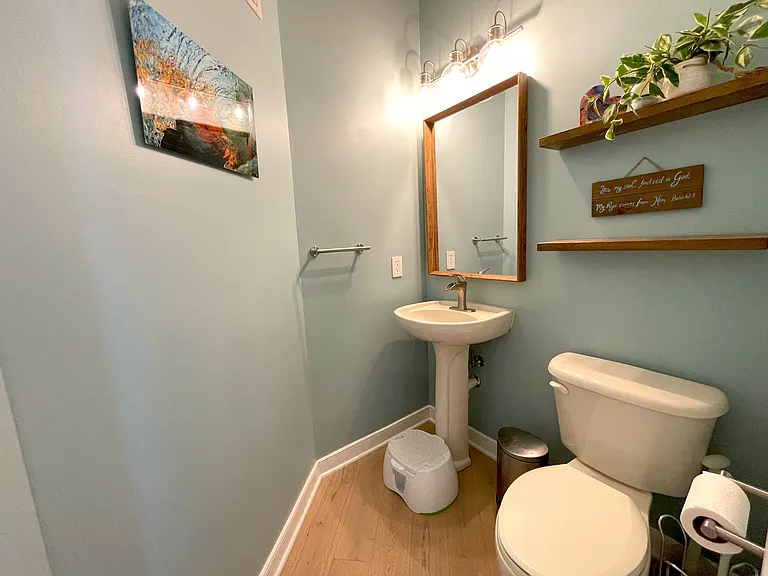 1st floor half bath