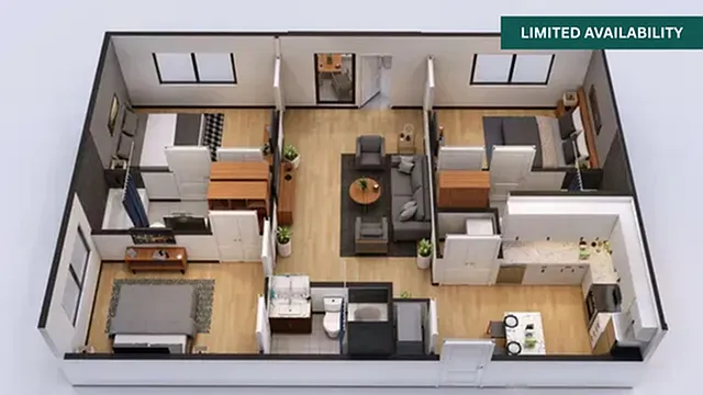 Floor plan 3x3 Deluxe