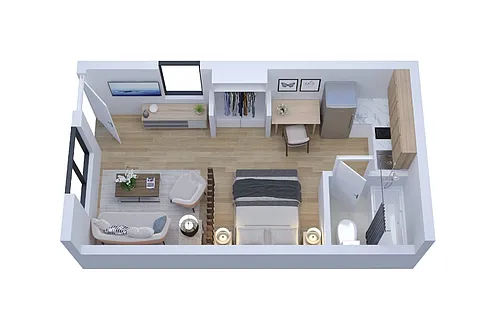 Floor plan Studio