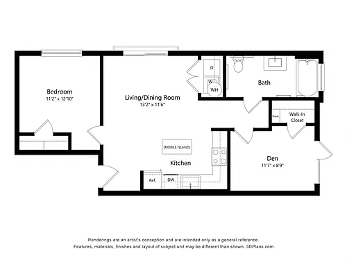 Floor plan Solos- Live/Work Unit