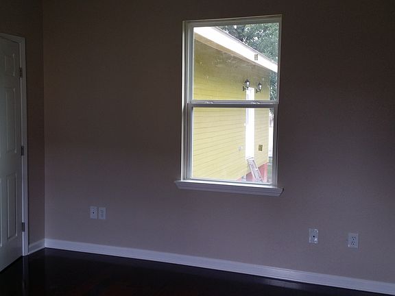 Master bedroom window view