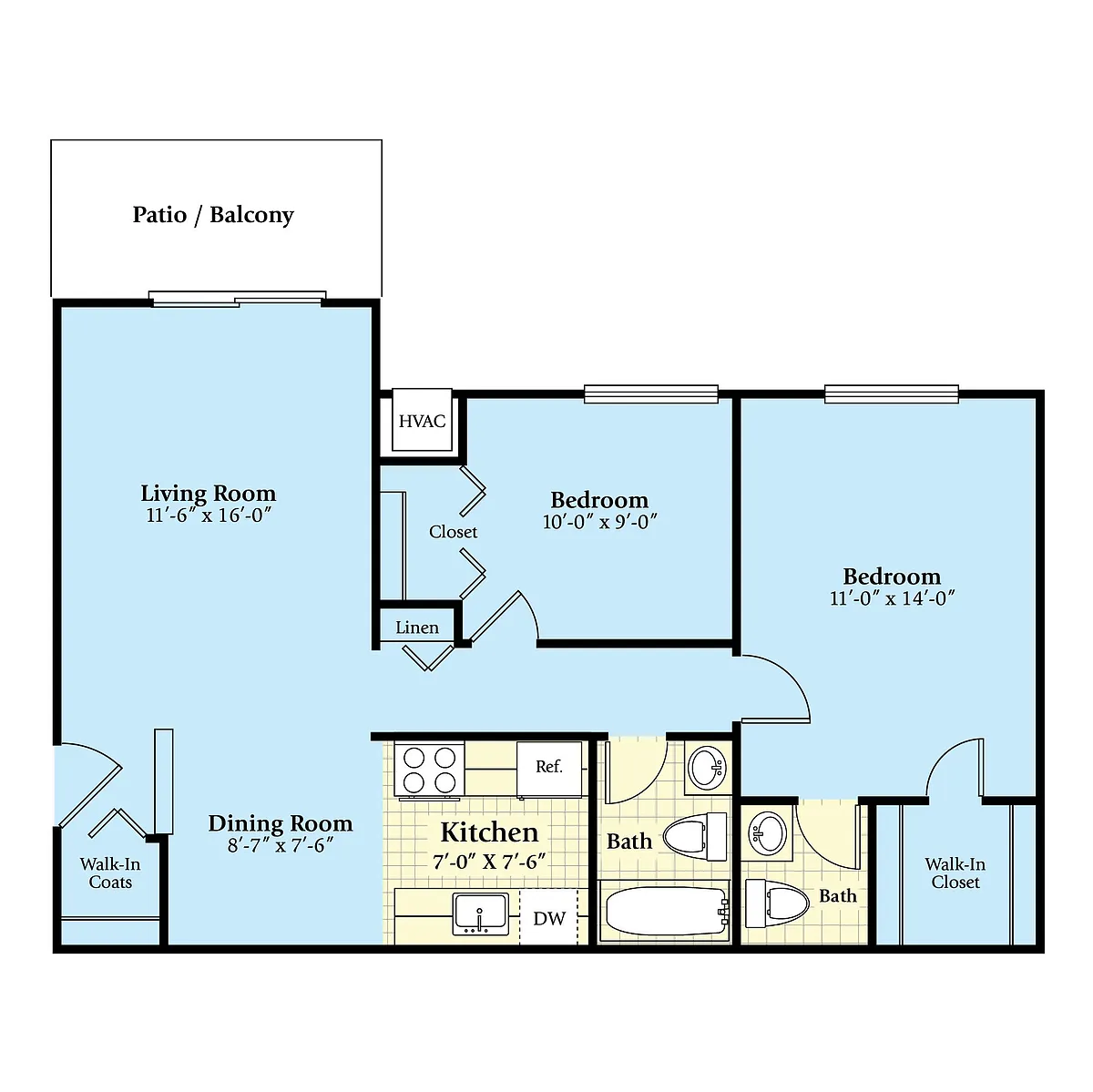 Floor plan The Barrington