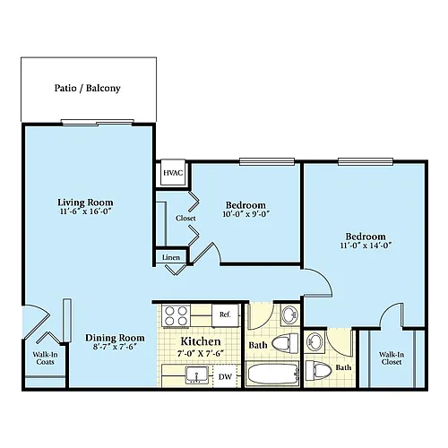 Floor plan The Barrington