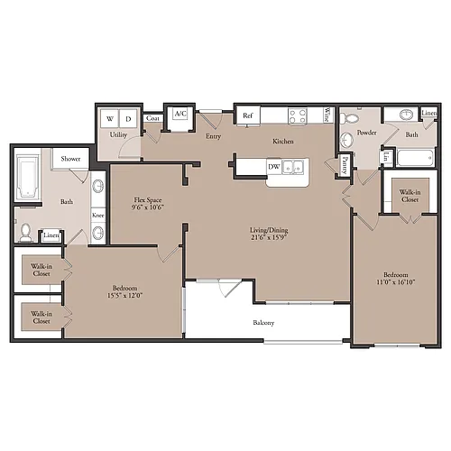 Floor plan The Chevy Chase (alt)