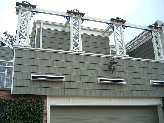 New Decorative 2nd Story Deck w/ Copper Accents