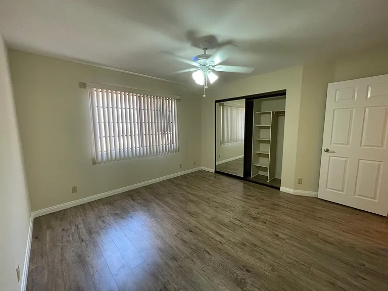 Bedroom with Laminate Flooring
