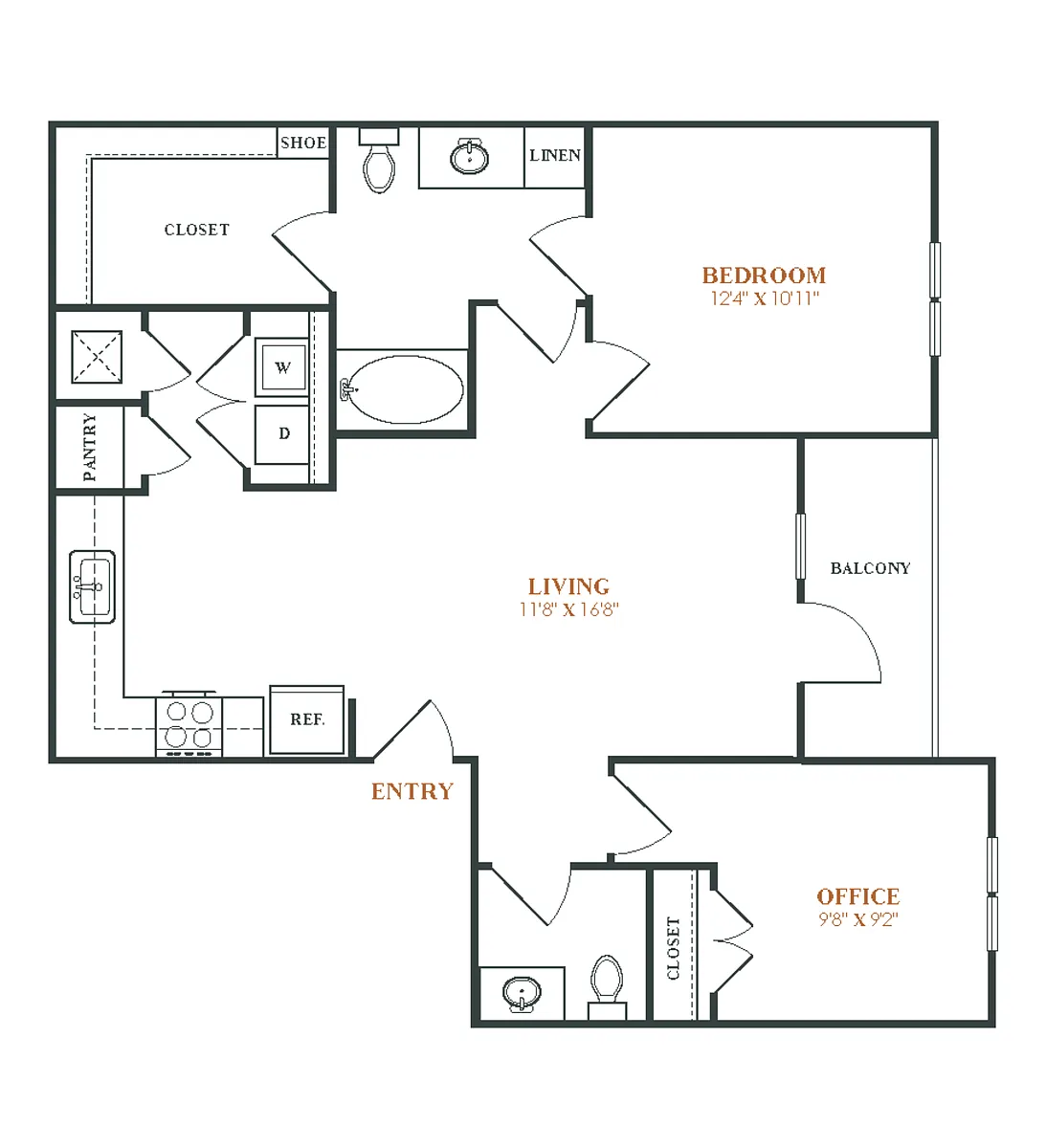 Floor plan A21