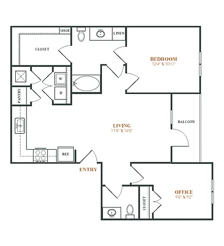 Floor plan A21