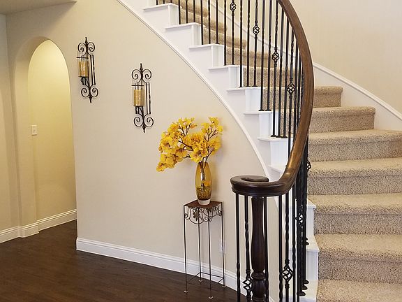 Foyer and Spiral Staircase