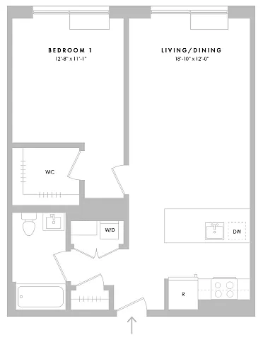 Floor plan A1B