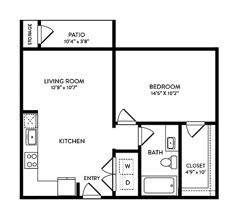 Floor plan Anderson Mill