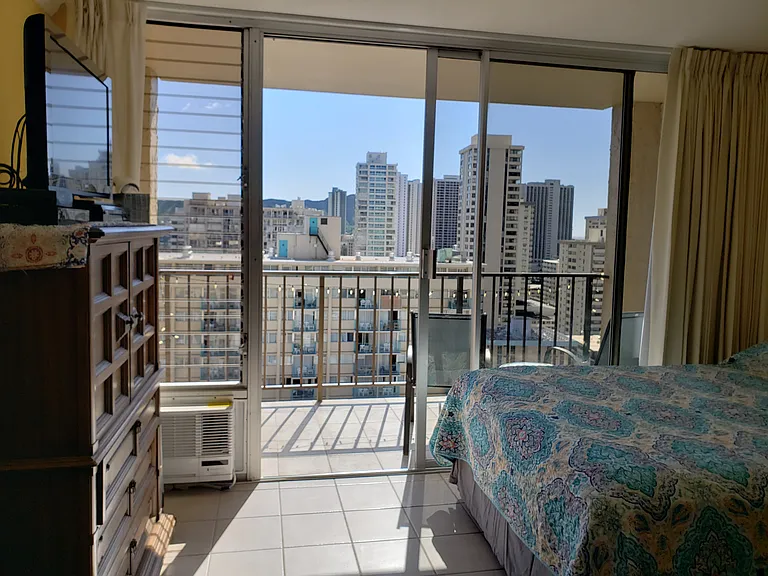 Bright and Cheerful space with great views from glass slider doors
