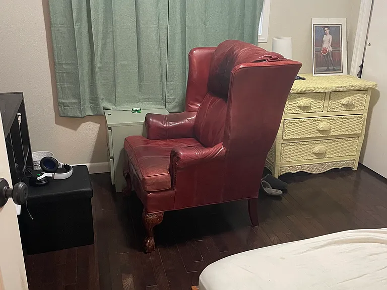 Third bedroom. Can also be used as an office space or bonus room. Picture taken with tenants living in the property.