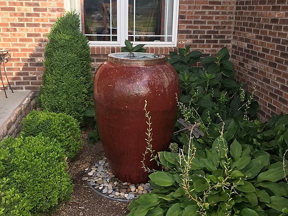 peaceful fountain