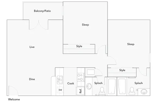 Floor plan Cambridge