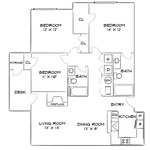 Floor plan Design 3A
