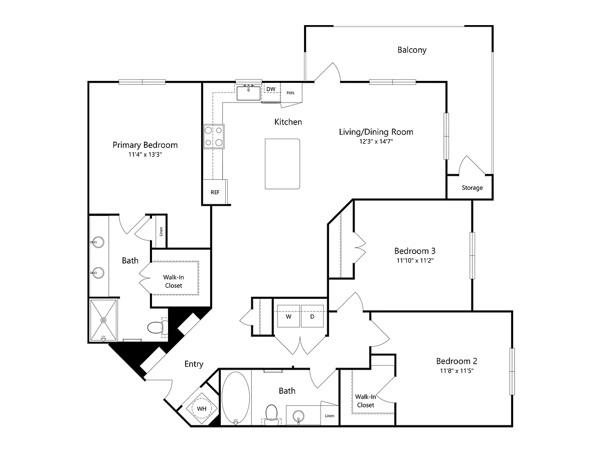 Floor plan C1