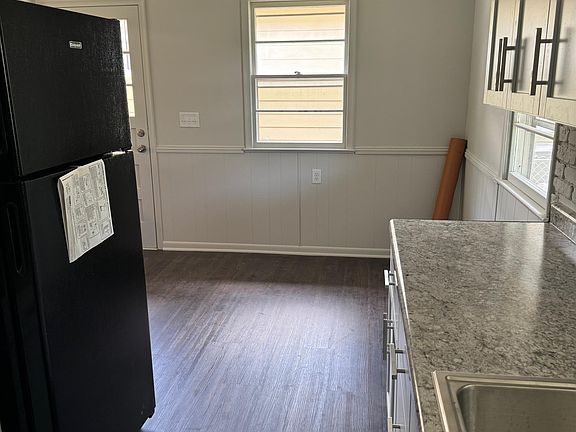 Dining room standing in the kitchen.