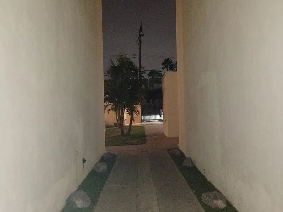 The walkway for 580-570 E. Pleasant St