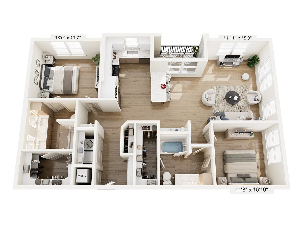 Floor plan B2