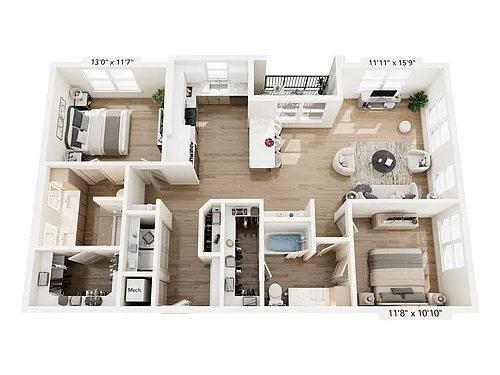 Floor plan B2
