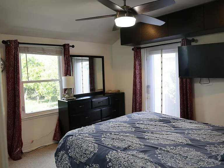 Third bedroom with the front garden view