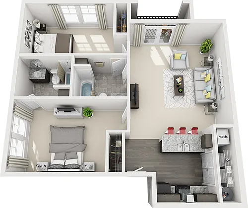 Floor plan Henson