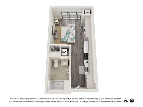 Floor plan Studio B1