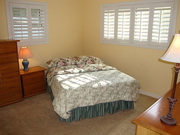 Master Bedroom with Plantation Shutters