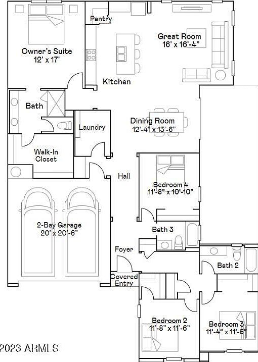 2nd image of 3842 E BARTLETT Way