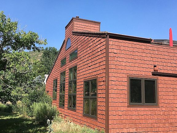 Southeast corner of house