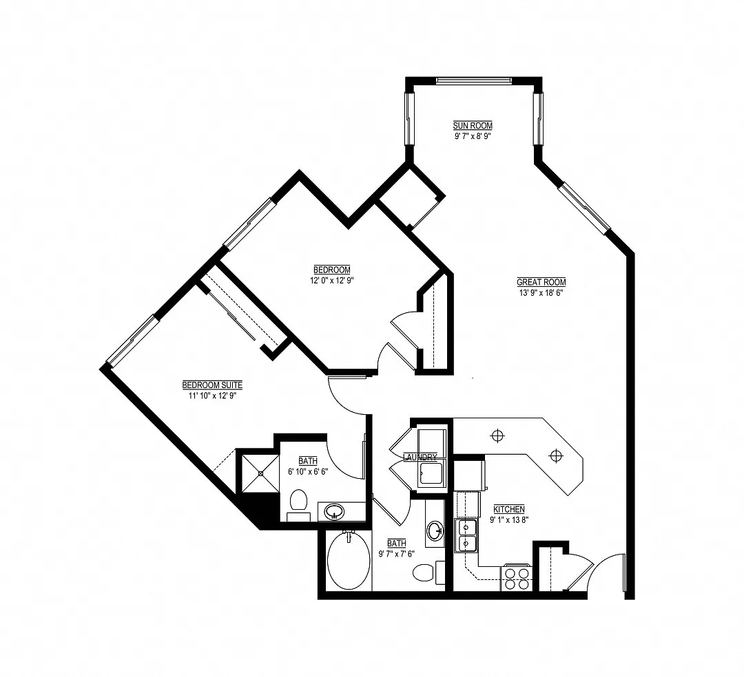 Floor plan Wetlands M