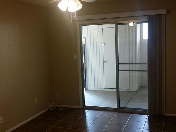 Master bedroom and patio