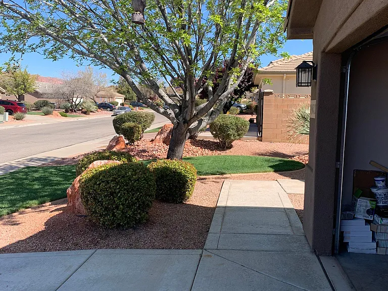 Front sidewalk