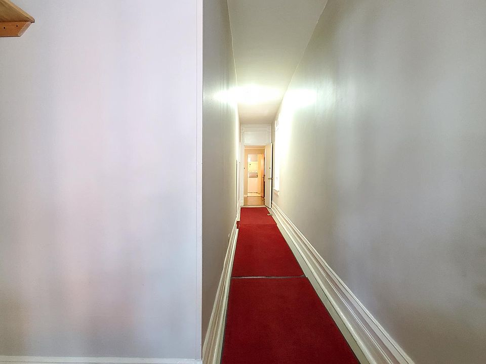 Entry foyer and long hallway