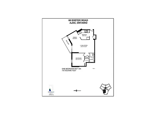 Floor plan 1 Bedroom
