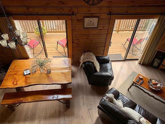 Dog on couch not included
