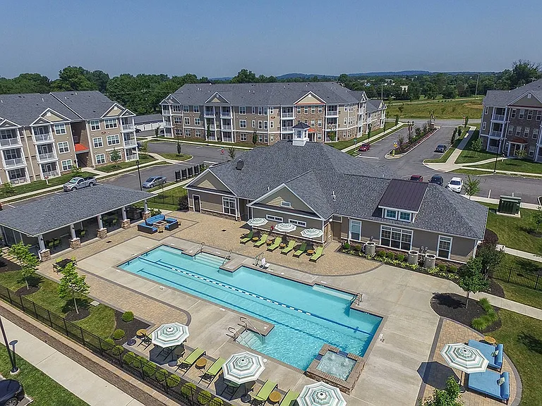 Aerial View of the Pool