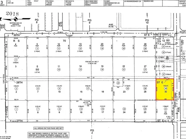 0 E Avenue I Lot 30, Lancaster, CA 93535