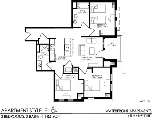 Floor plan E1