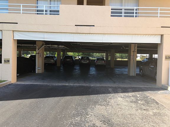 Parking under building
