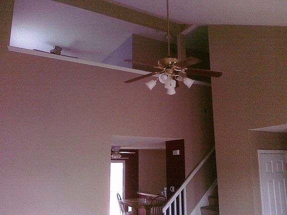 Loft area for dramatic entry
