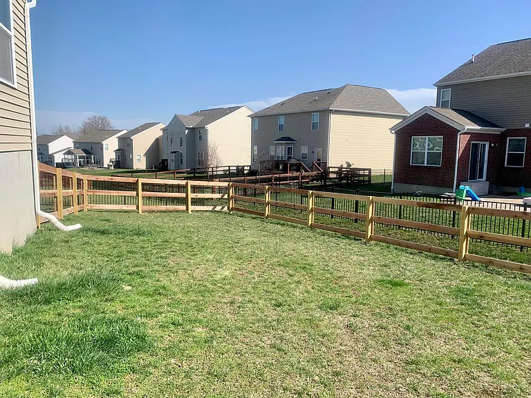 Fenced in yard